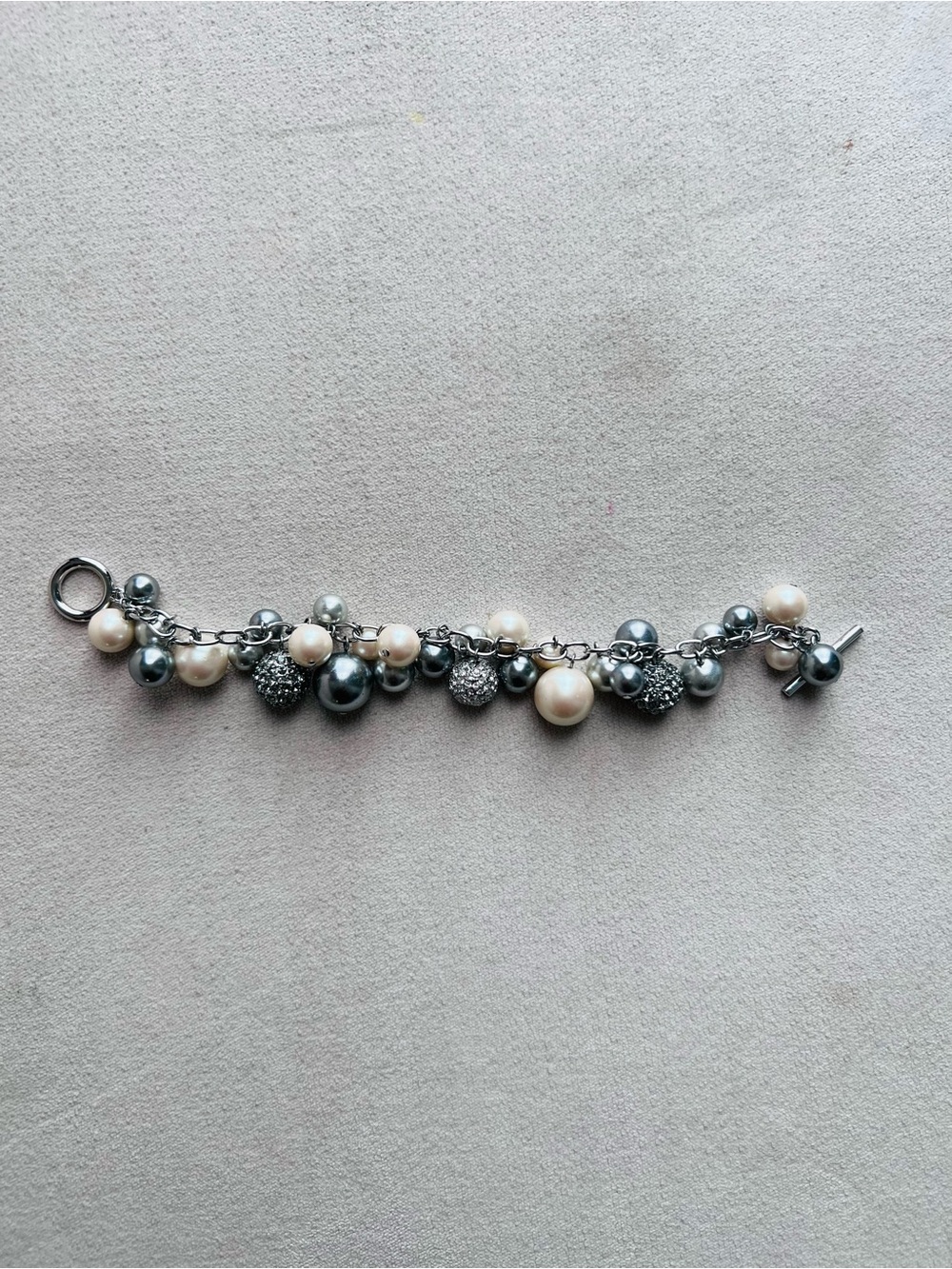 Carolee Bead Charm Bracelet